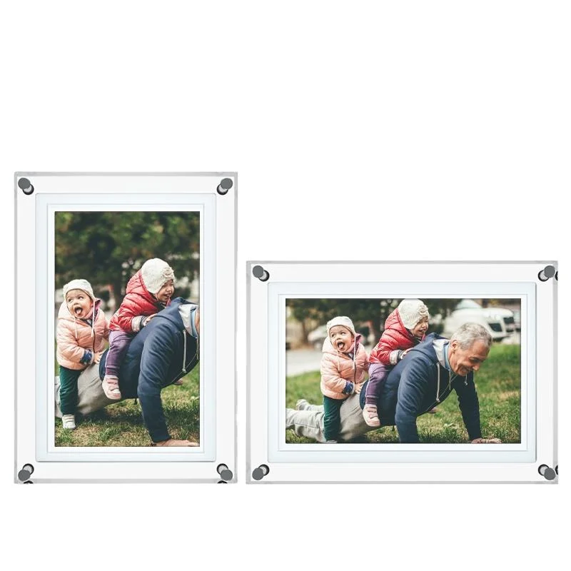 5/7/10.1 Inch Acrylic Digital Photo Frame LCD Transparent Screen Digital Art Picture Frame