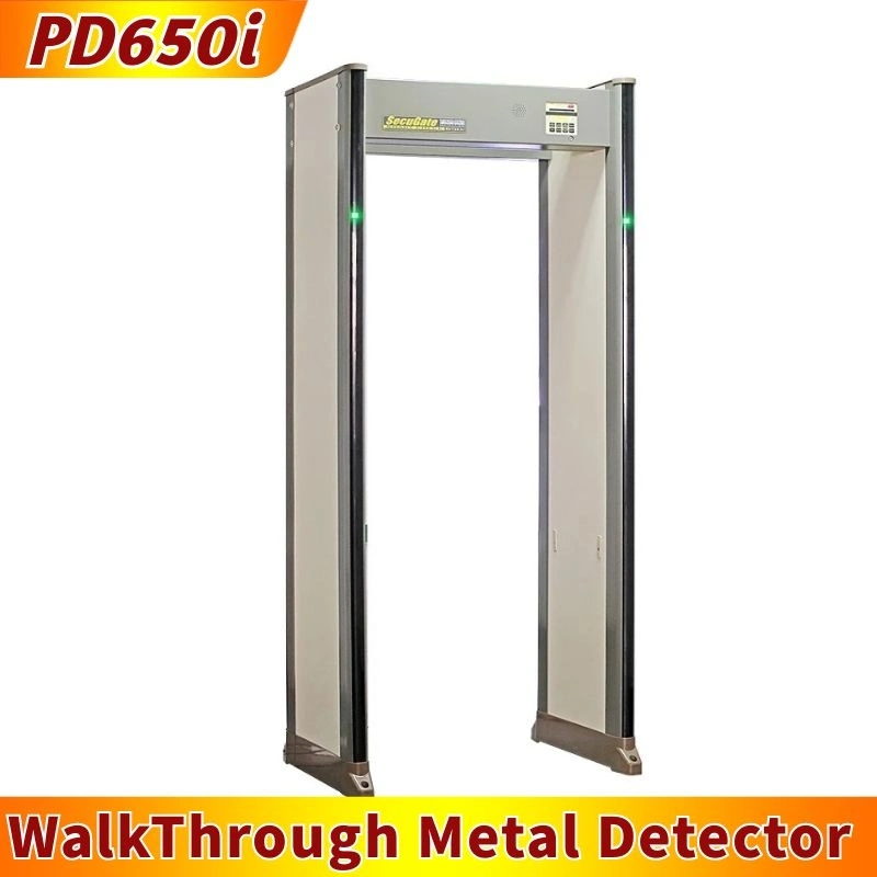 Secugate 650I Detector de metais com estrutura de porta portátil - Guia do Detector de metais Gate Airport Security Metal Detector