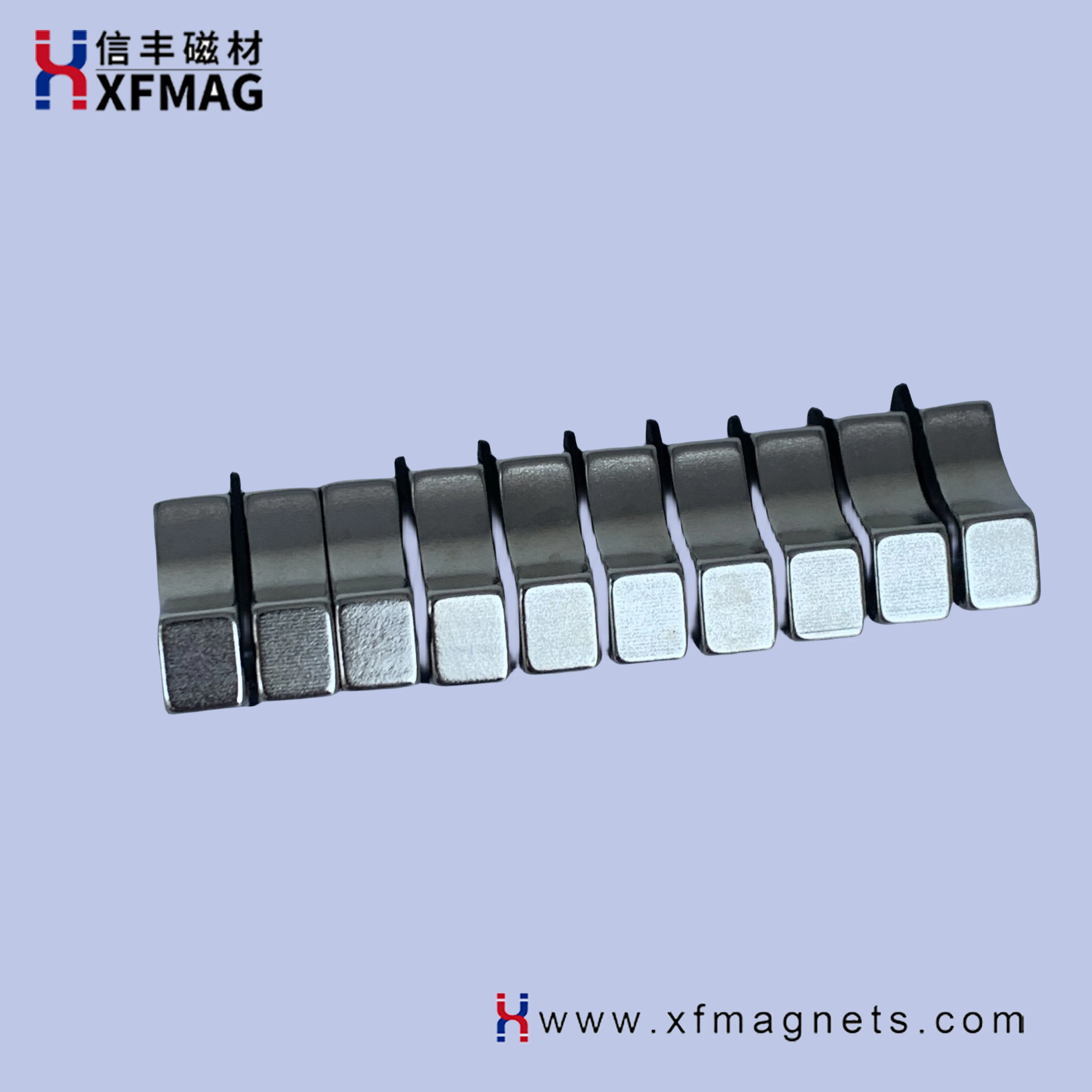 Neodymium Magnetic Permanent Strong NdFeB Rare Earth Motor Arc Nickel N48m Industrial Sintered Magnet