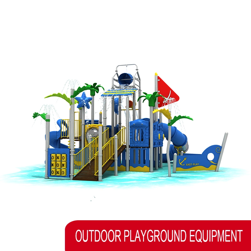 Customized Kids Play Park Plastic Water Outdoor Playground Equipment