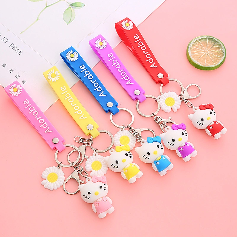 High quality/High cost performance Silicone Keychain Wholesale/Supplier Anime PVC Keychain