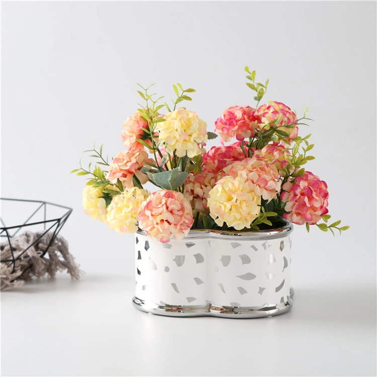 Accueil personnalisé à l'Intérieur décor céramique petit pot de fleurs