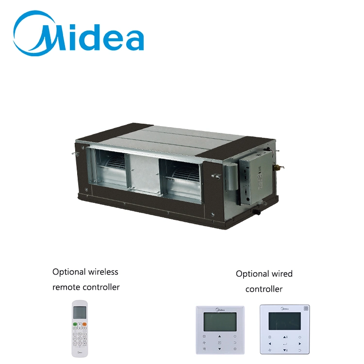 Midea Wire Romete Vrv Vrf Air Conditioner Cooling System of Villa Aircon High Static Pressure Duct Indoor Units