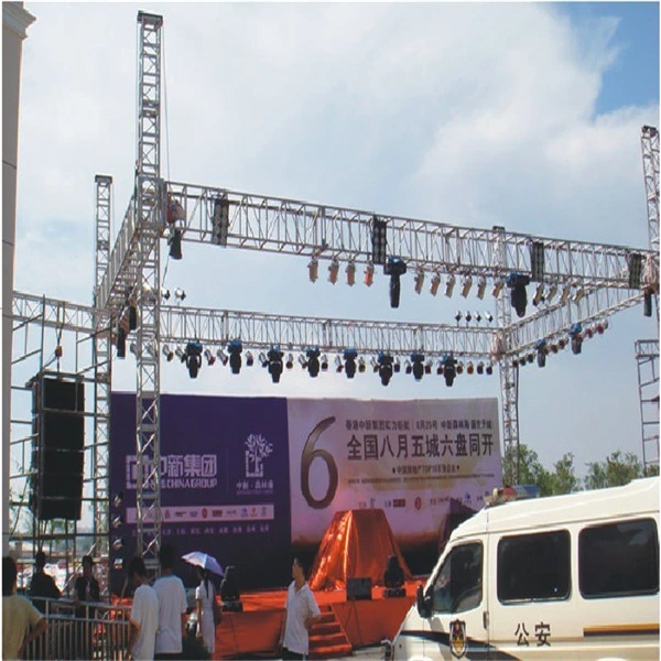 Palco de Exposição de Concerto, Estrutura Móvel de Alumínio para Cobertura, Cabine de Truss Móvel.