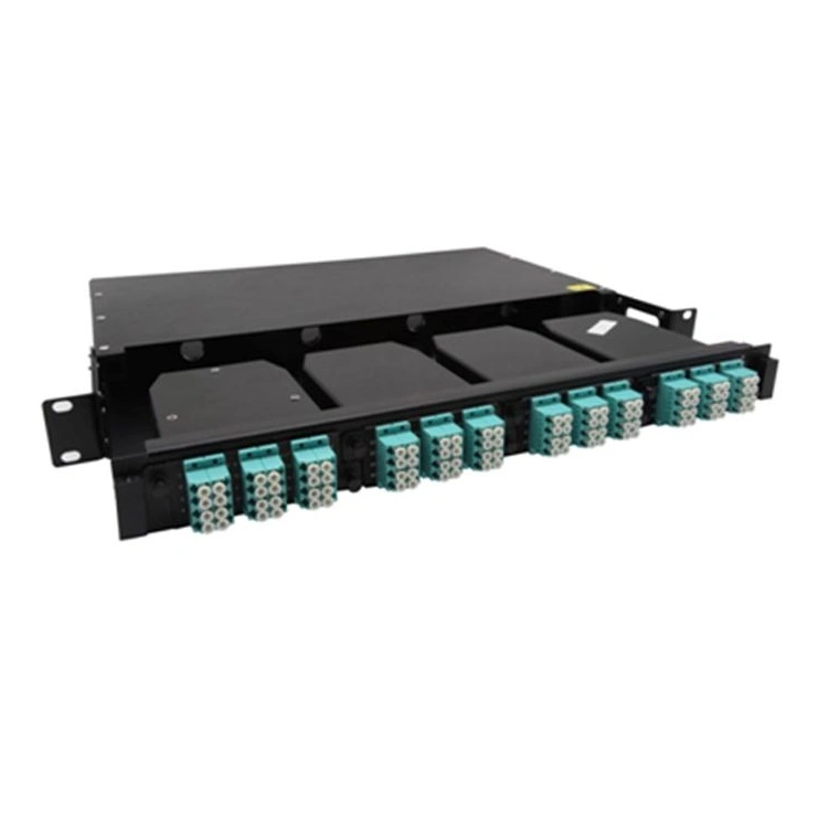 Factory Supply RoHS Network Modular 12 18 24 48 96 Port Fiber Optic Patch Panel