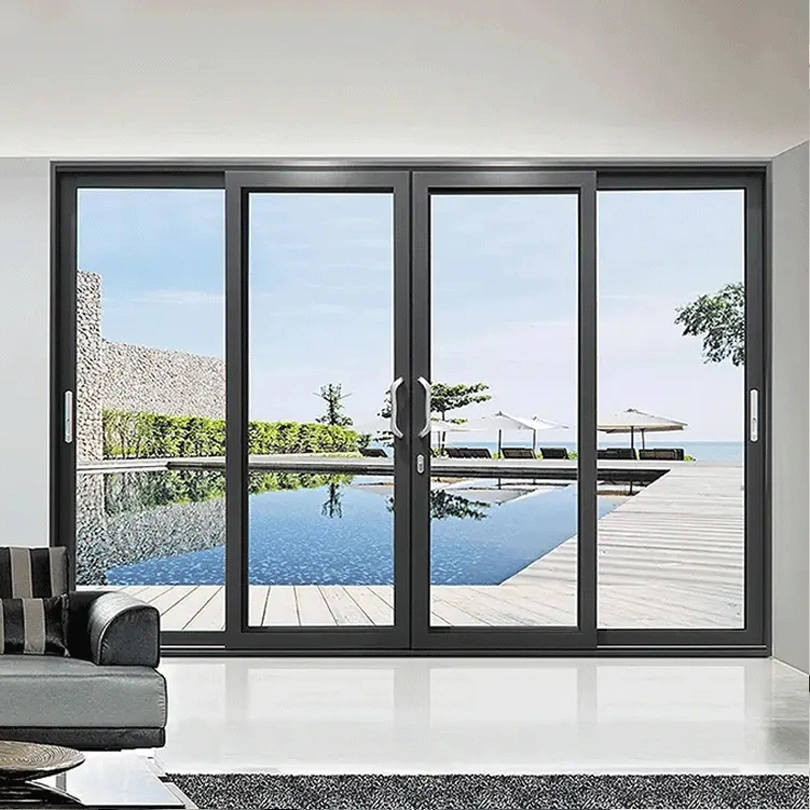 Factory Price Sliding Door System Custom Prefabricated European Standard Aluminum Sliding Door and Window