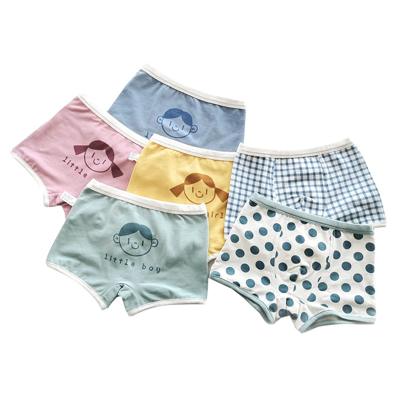 Wholesale/Supplier coloré élastique personnalisé coton doux sous-vêtements pour enfants garçons