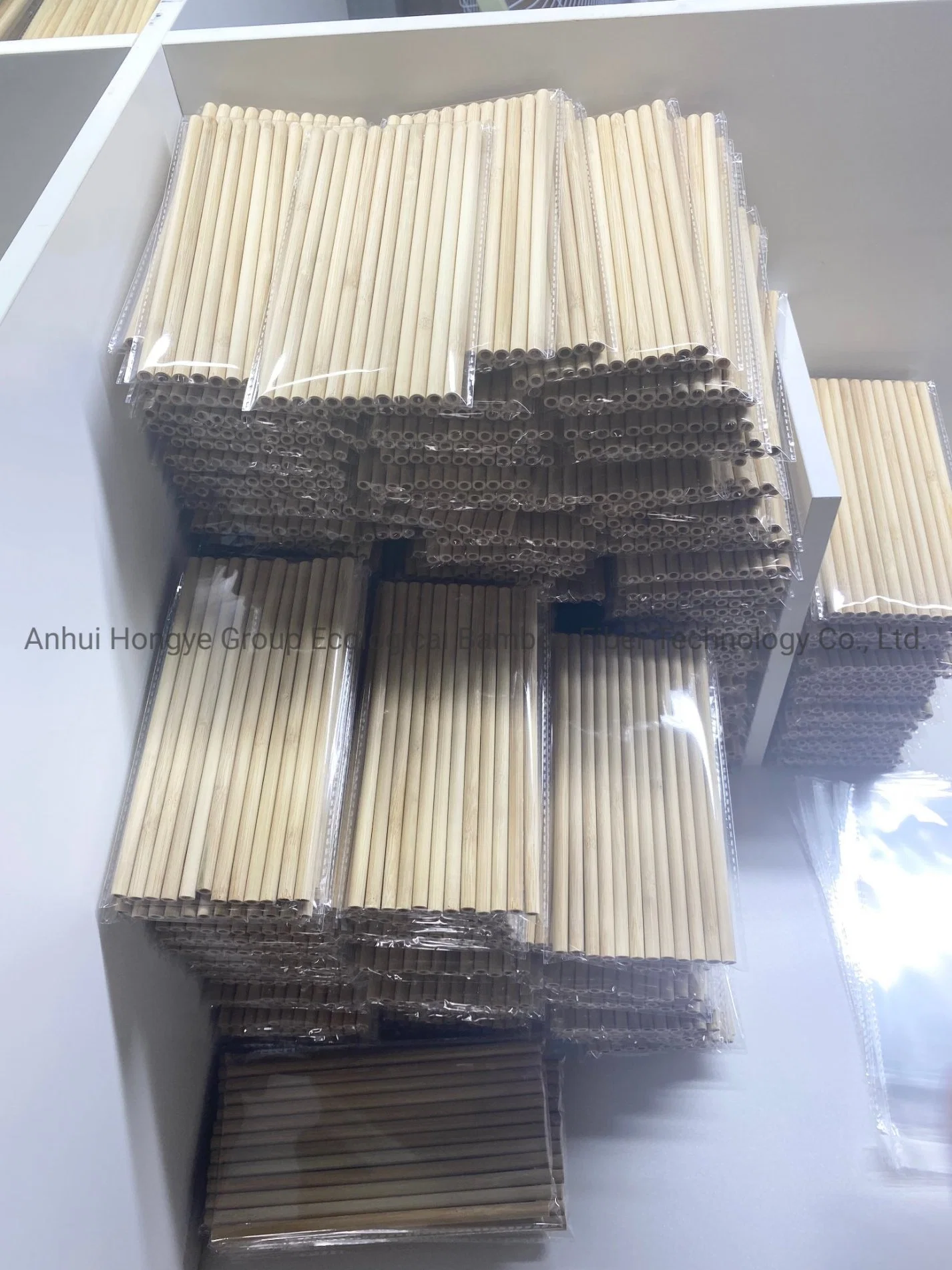 Disposable Bamboo Straw 8.0*200 mm with Logo