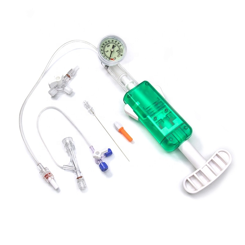 CE ISO Medical Disposable 20ml 30ATM Balloon Inflation Device for Cardiology