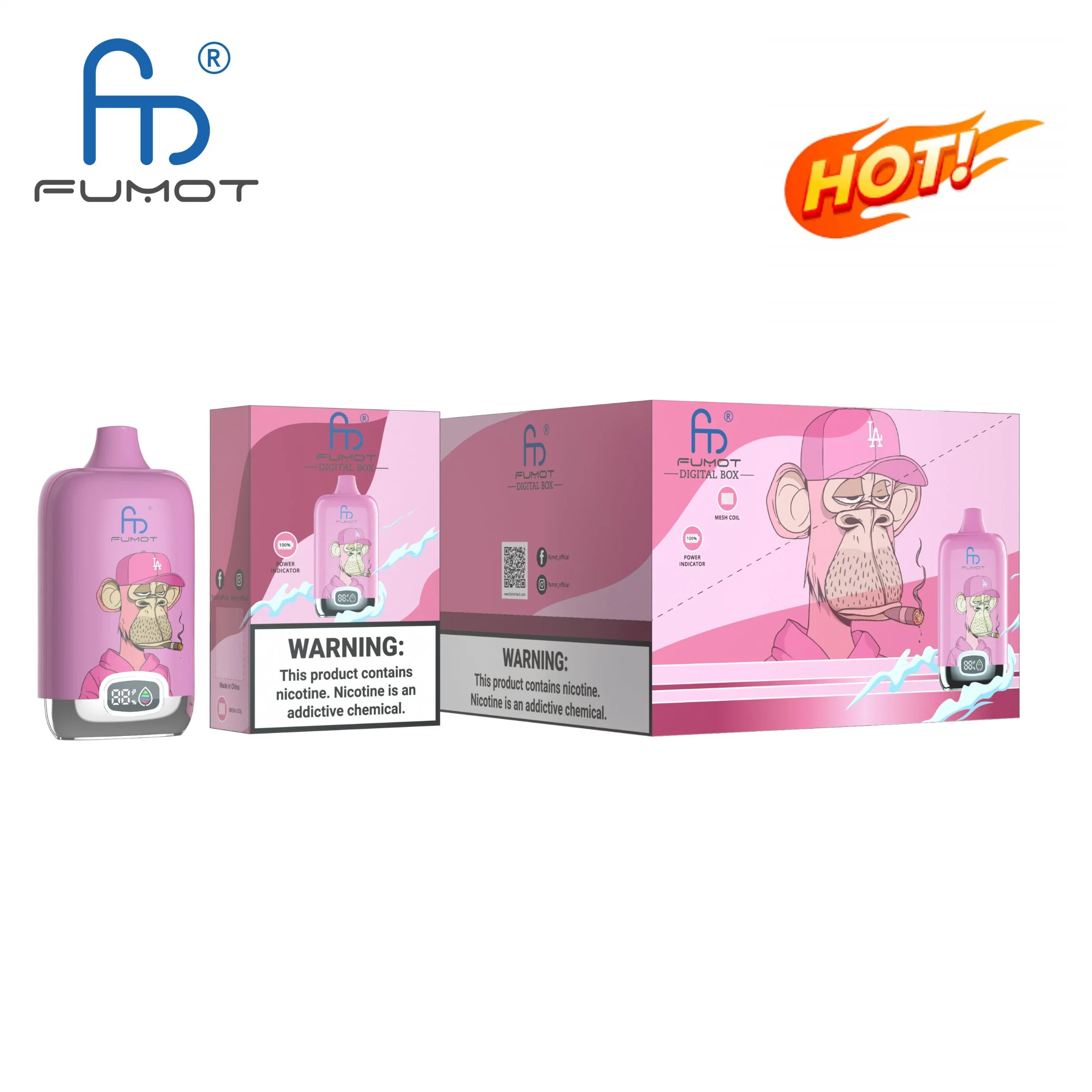 China Wholesale/Supplier Vape Juice Randm Tornado 9000 Big Puff 0% 2% 5% Brands Wape Fruit Flavor Fumot Digital Box 12000 E Cigarette Rechargeable Mini Disposable/Chargeable Vape