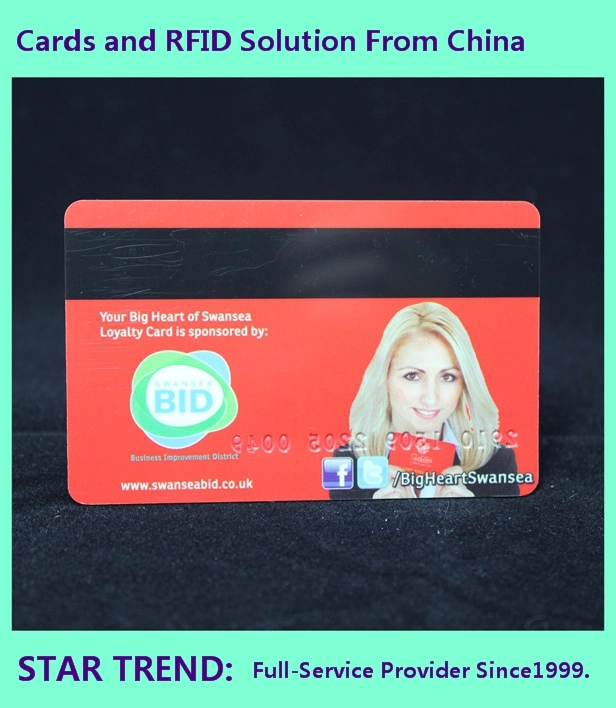 Customized Plastic Smart Magnetic Card Used as Membership Card, Game Card, Gift Card, Business Card, VIP Card, Plastic Smart RFID Card, NFC Card, RFID Tag