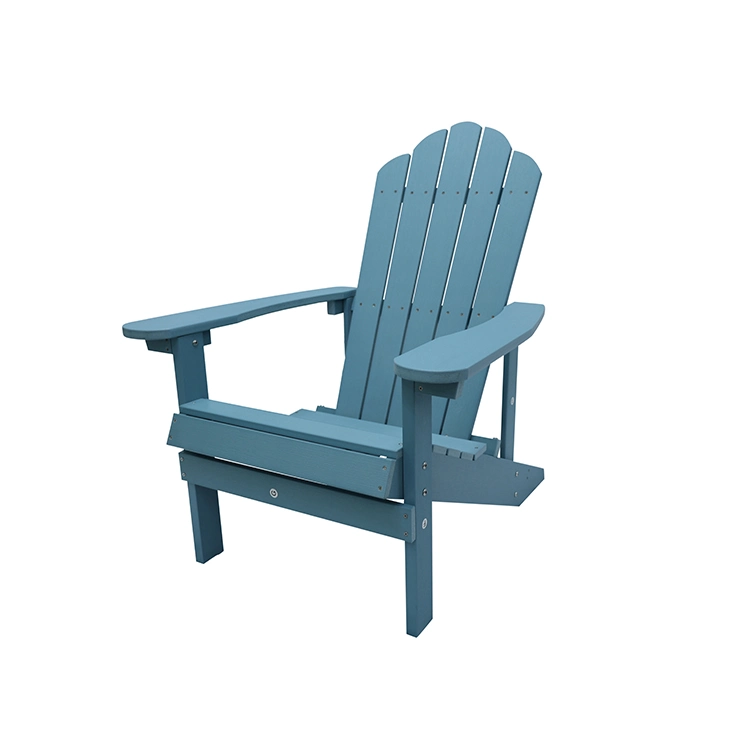 Bonne qualité Matériau écologique Design moderne Mobilier d'extérieur en bois de polystyrène Chaise pliante de style Adirondack de différentes couleurs.