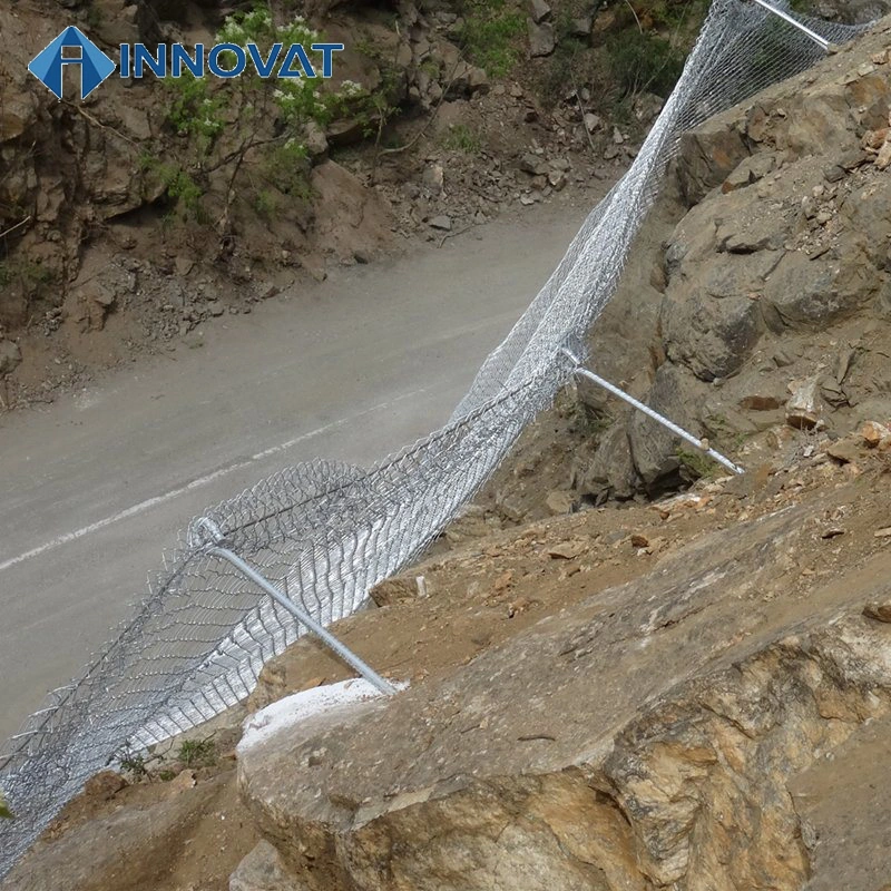 Slope Security Barrier Rockfall Protection Netting Landslide Traffic Safety Barrier Mesh