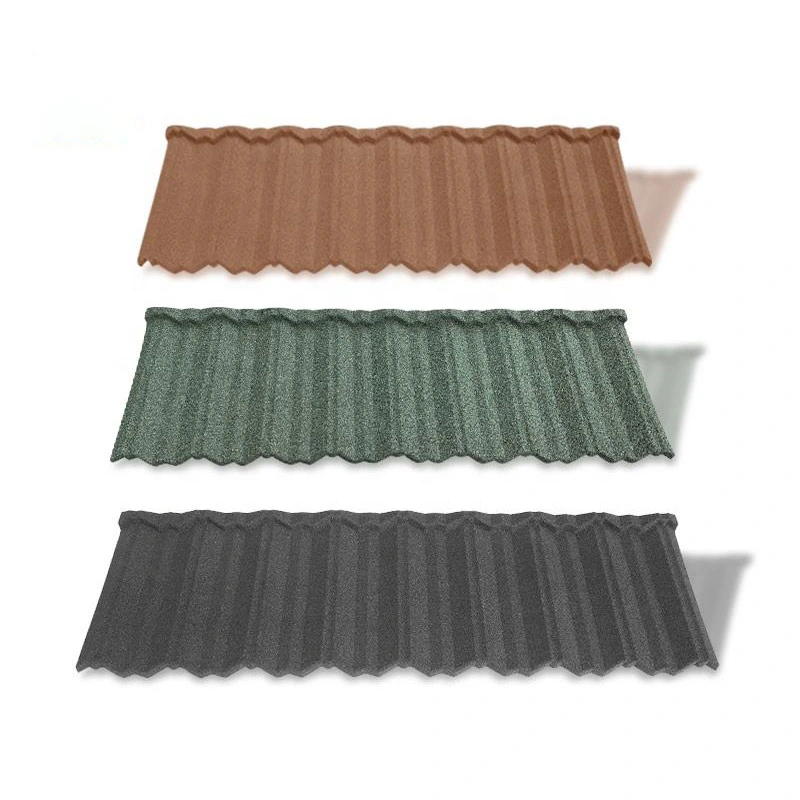 High quality/High cost performance & Best Price Deco Roofing Metal Tiles and Coated Roof Shingles Roman Roofing Tile Decrabond Roof Tiles