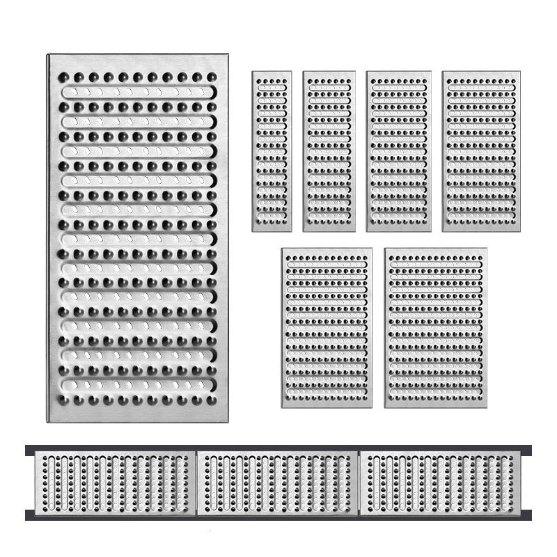 Driveway Grating Heavy Duty Metal Bearing Bar Steel Grid Floor Serrated Steel Mesh