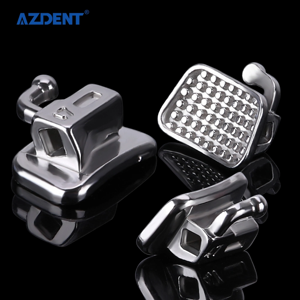 Hot Sale Azdent Monoblock Dental 2ND Non Convertible Orthodontic Roth/Mbt 022 Buccal Tube Marked