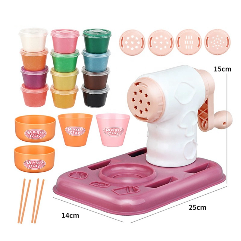 Luxury Noodles Cutters Machine Mold Rich Accessories Multifunction Dough Play Machine Toy Play Dough Tools Funny Modeling Clay