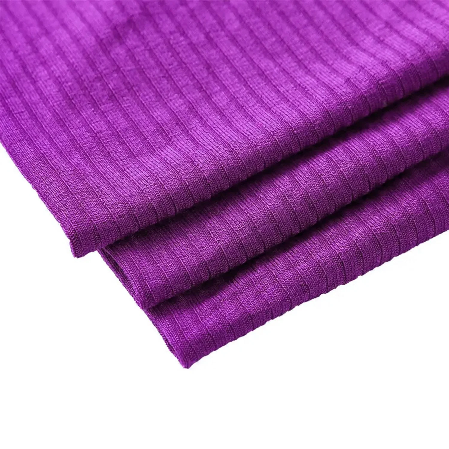 Soft Breathable Knitted Weft 95% Polyester 5 Spandex Yarn Dyed Fabric