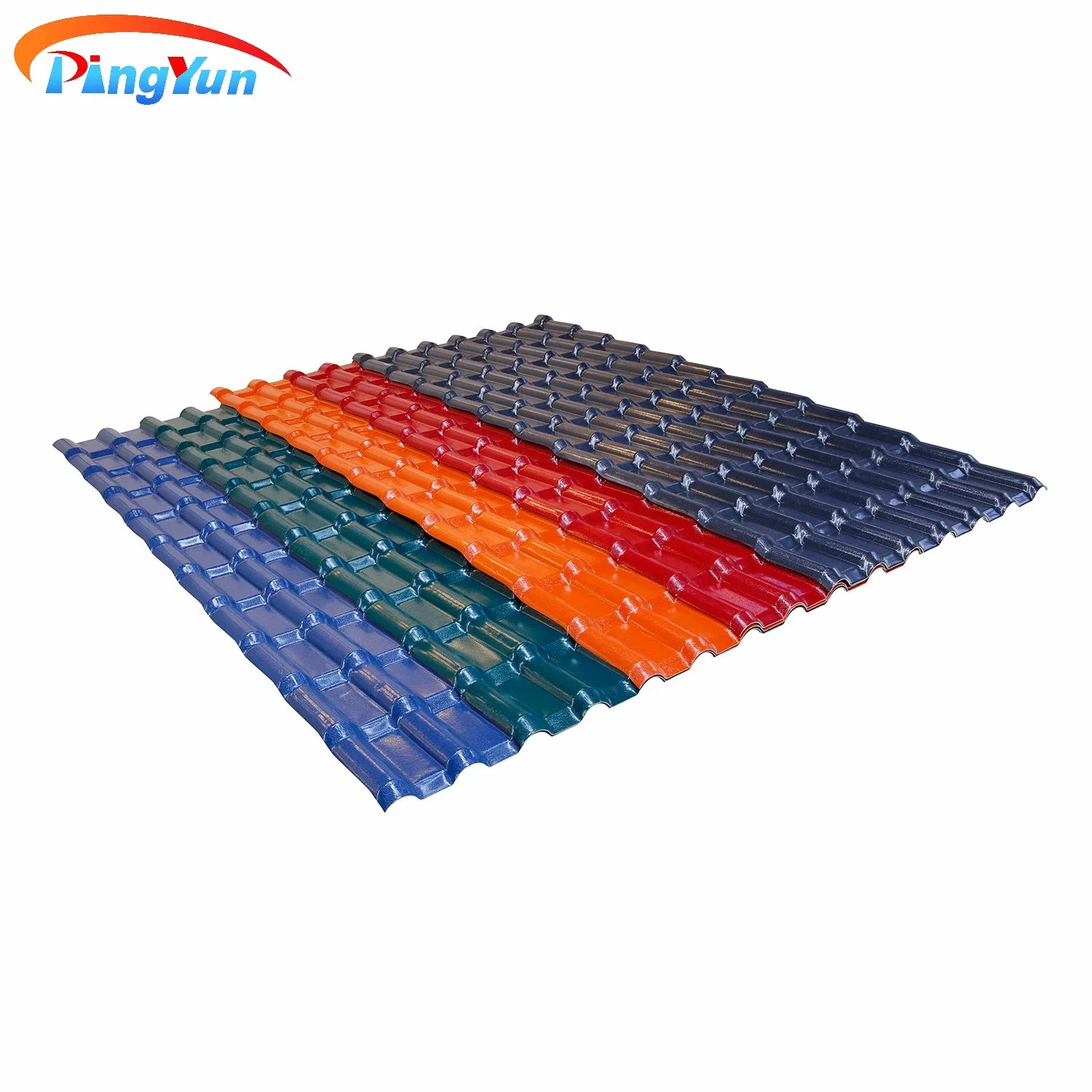 Heat /Noise/Electronic/Acid Rain Insulation ASA Coated Synthetic Resin Plastic Roof Tile