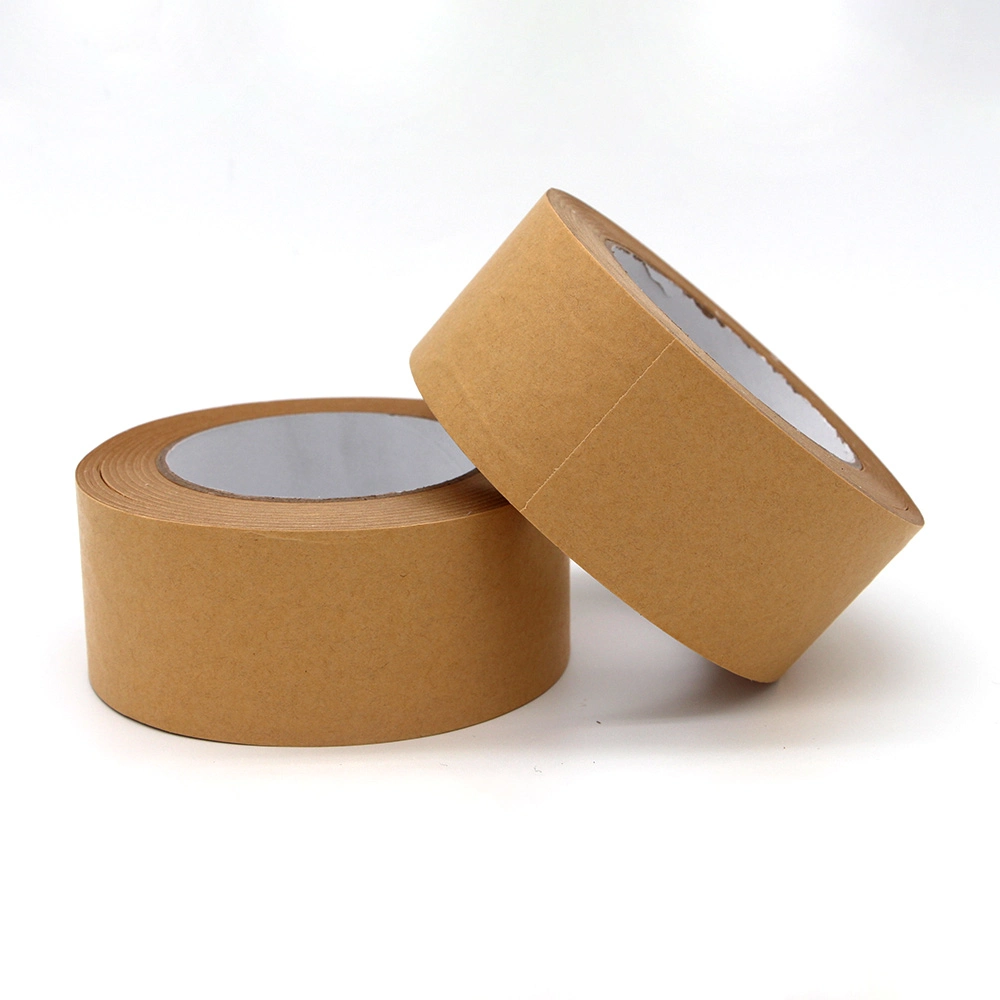 Hot Melt Package Pressure Sensitive Single Sided Material Writable Kraft Paper Tape