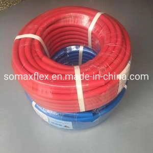 Manguera de oxigeno/acetileno/Manguera de soldadura de tubo flexible de caucho flexible