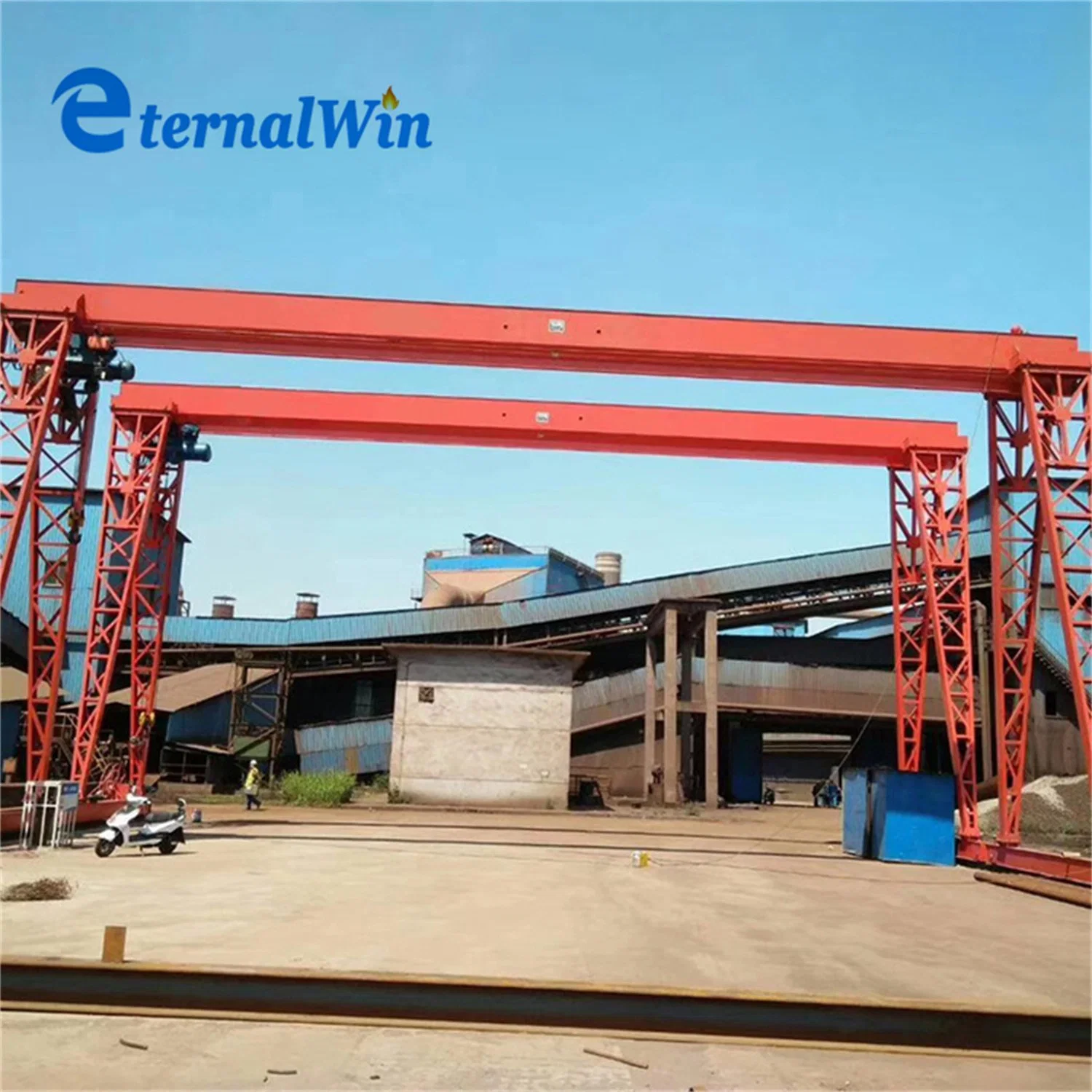 Rubber Tyre Mobile Electric Electric Used Adjustable Single Girder Gantry Cranes 5 Ton 10 Ton Price