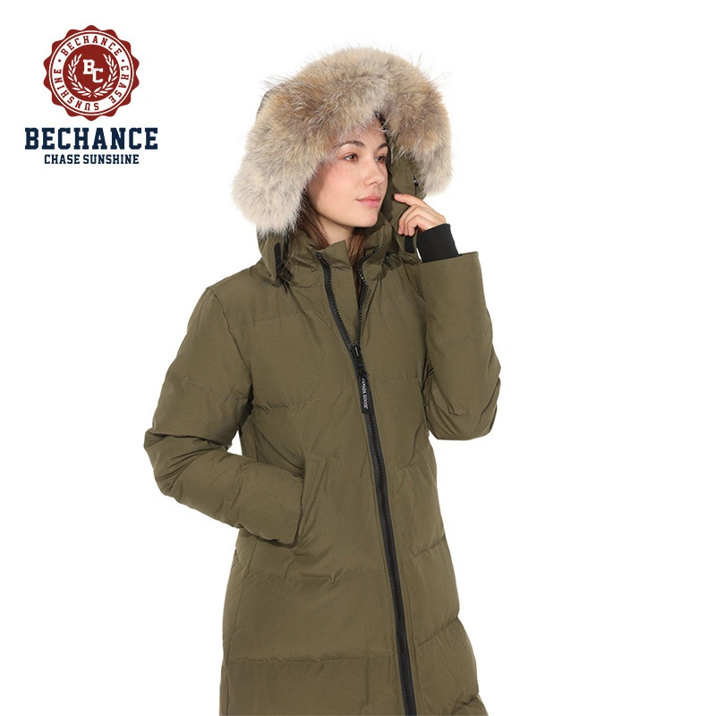 De la Mujer de la moda invierno acolchado Down Jacket ropa