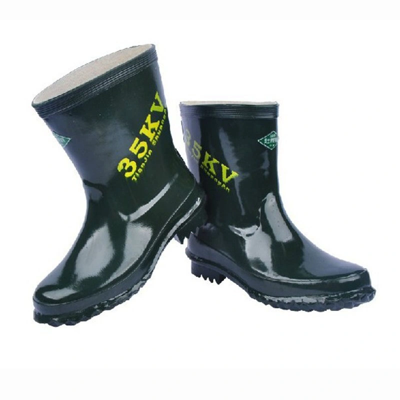 Professional botas de caucho para Calzado Outdoor Bota de lluvia Botas de seguridad industrial