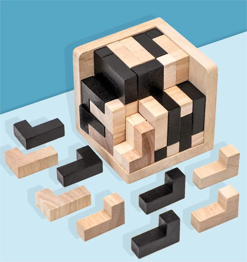 Wooden Toy Magic Cube-54PCS Kids Education