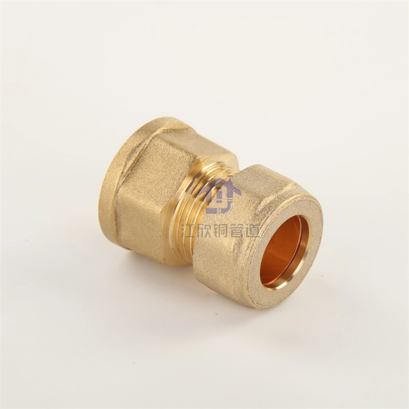 Brass Compression Elbow Pipeling Copper`