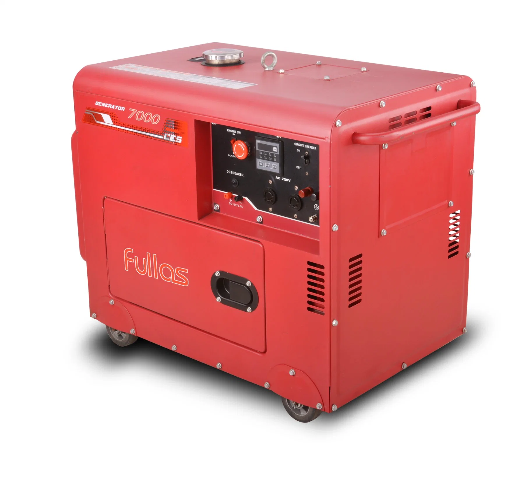 FPD7000CES 60Hz Rated Power 6.0KW Portable Industrial Silent Electric Start Diesel Silent Generator Powered by FP192FE