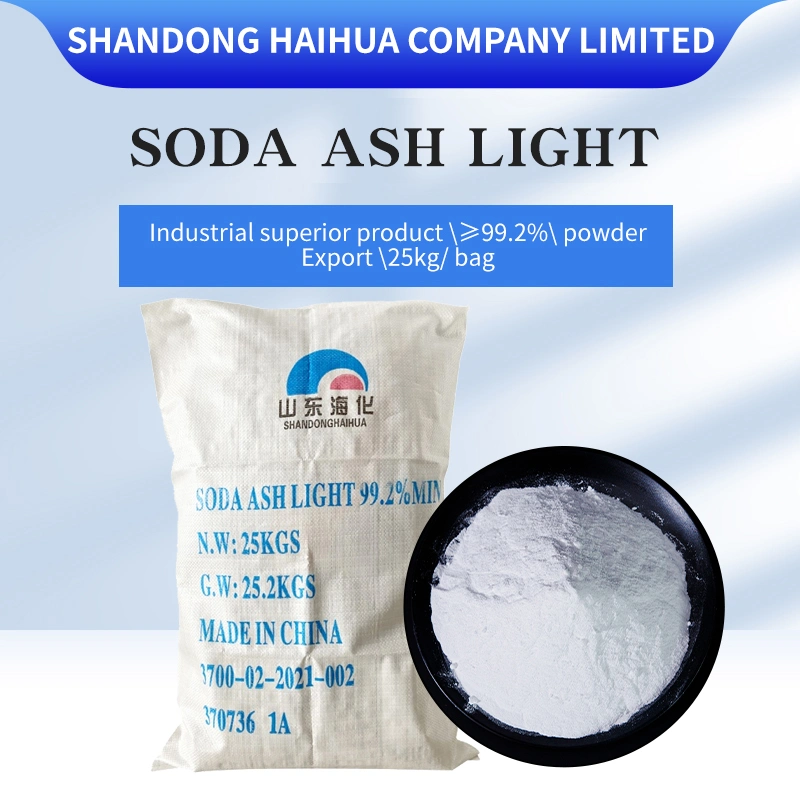 Soda Ash Light pour le verre / Carbonate de sodium / Soda en poudre de qualité industrielle