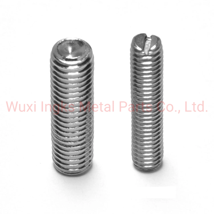 A2 A4 Anti-Rust Cup Point Slotted Driver Grub in Stock Set Screw