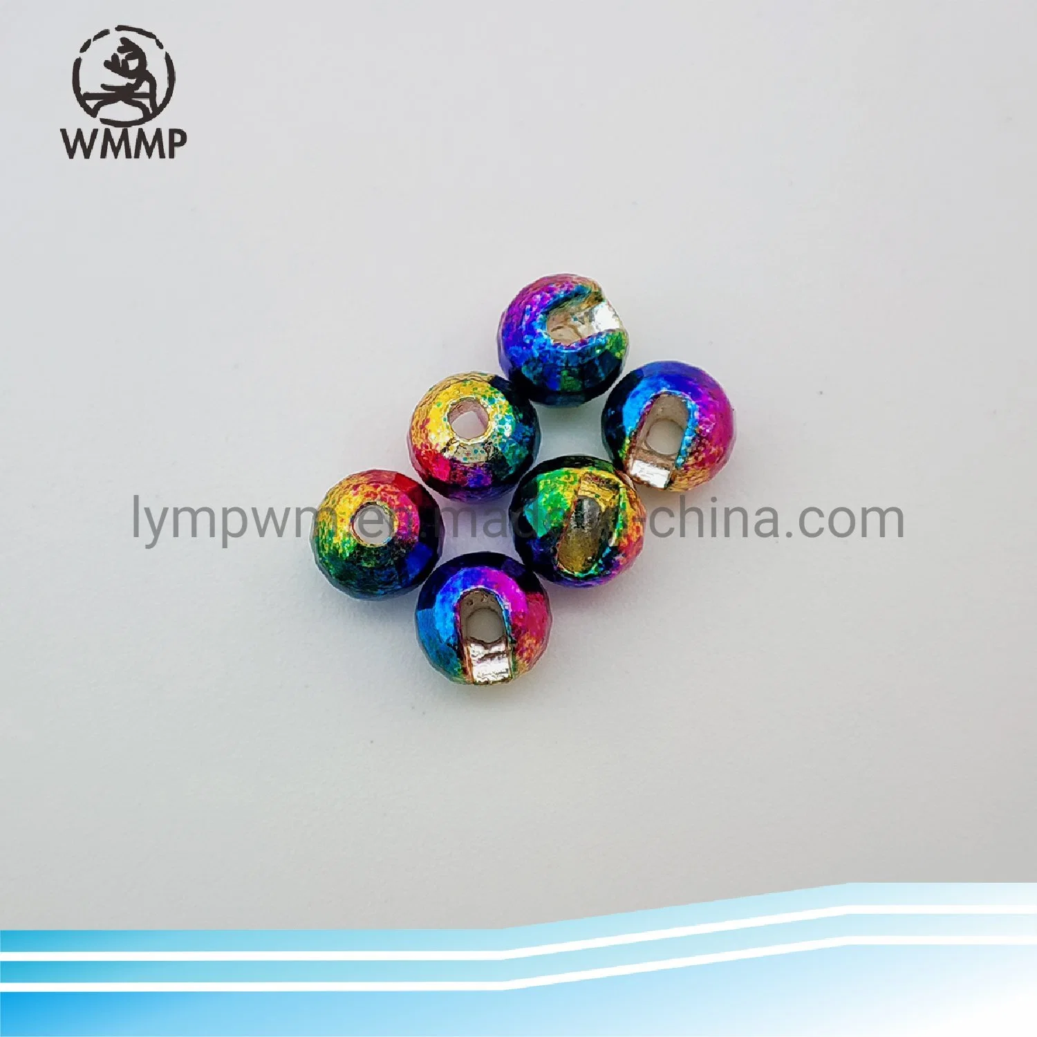 Top Grade Quality Rainbow Tungsten Beads Tungsten Faceted Diamond Slotted Fishing Beads