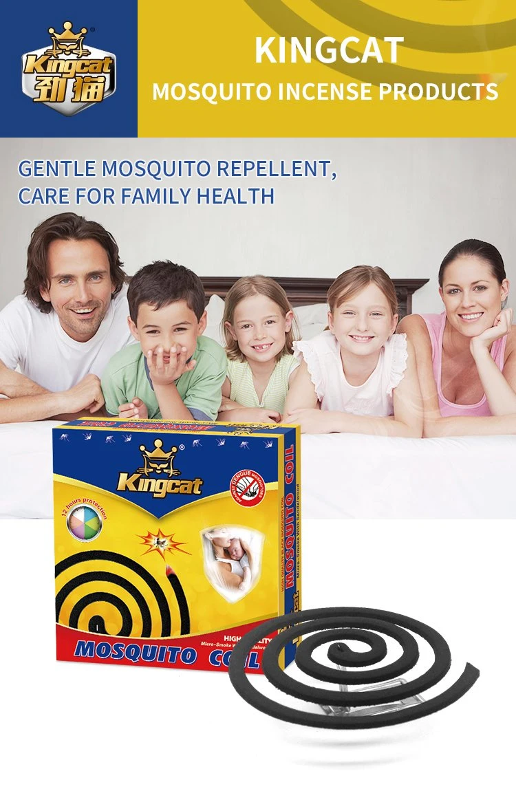 Ecológico, de alta calidad, repelente de mosquitos de fibra. Bobinas de mosquito negro sin humo