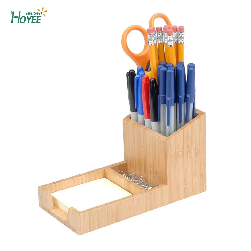 Bamboo Pencil Holder with Tray