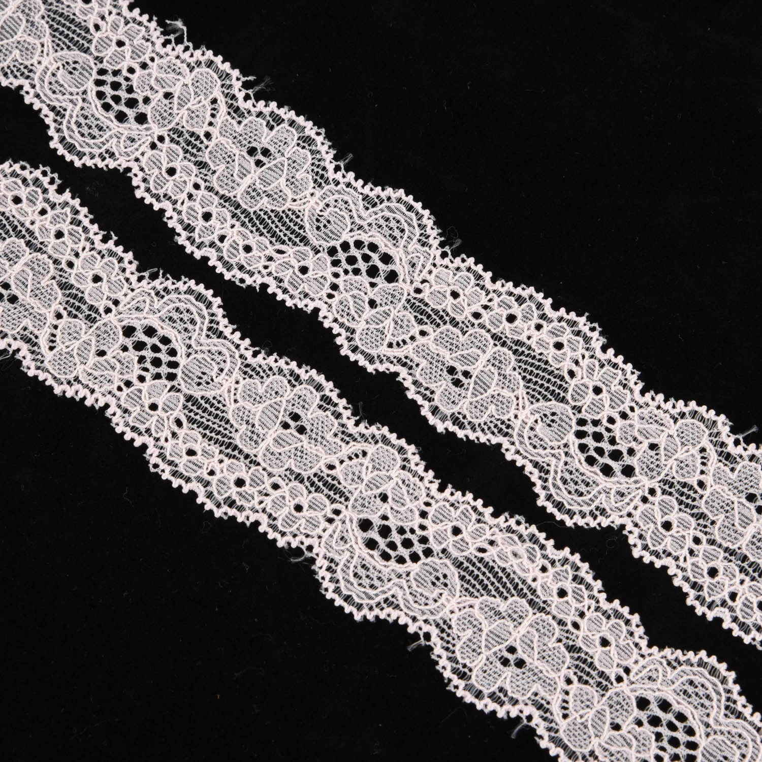 Fábrica personalizada de alta qualidade novo acabamento Fashion Tricot Lace