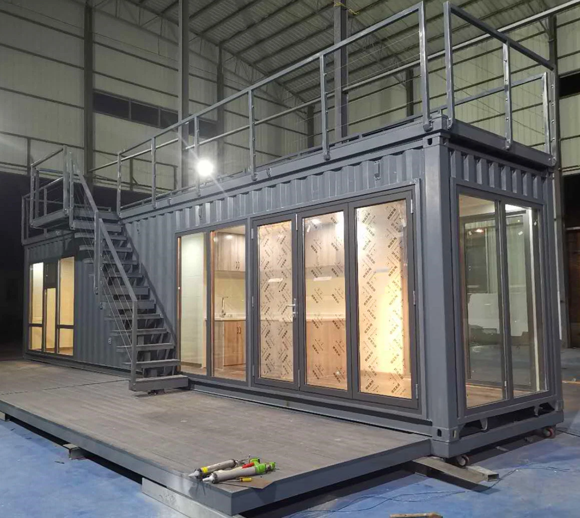 40FT Luxury Modular Prefab Steel Modern Portable Luxury Prefabricated Villa Container House Building