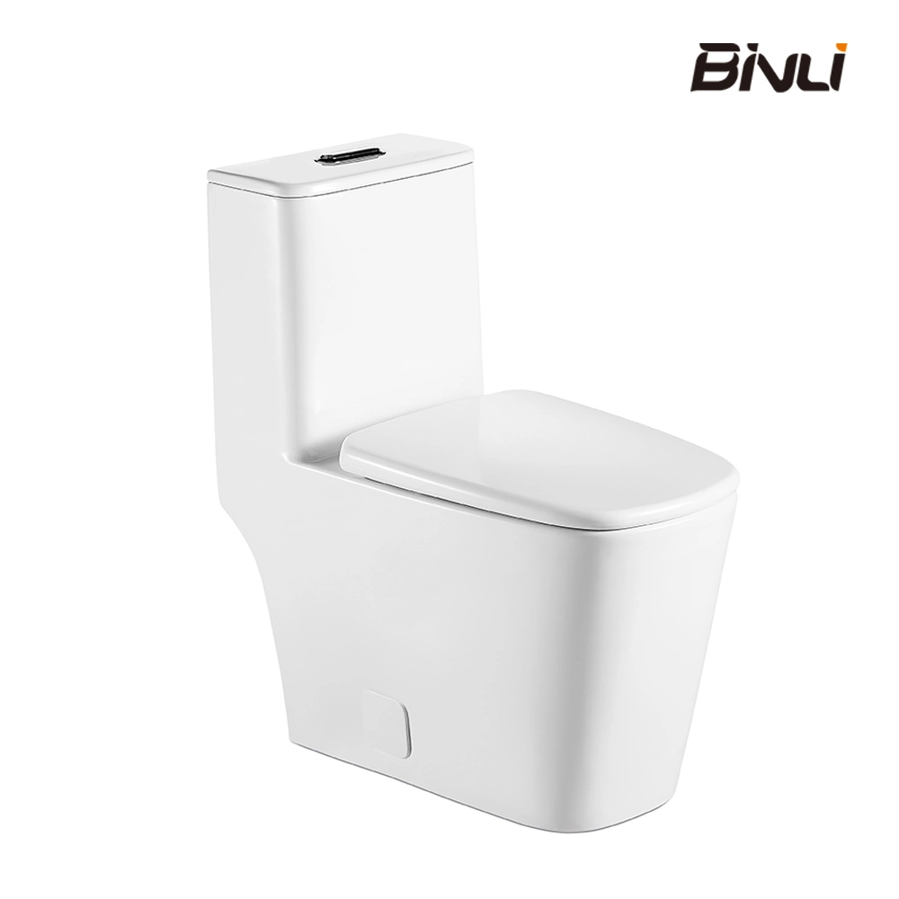 Wholesale/Supplier Best Economical Ceramic White Siphon One Piece Toilet Bowl Toilet Sanitary for Bathroom