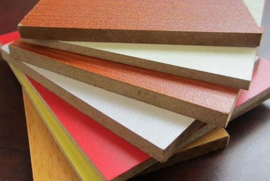 Wood Grain/ Solid Color Melamine MDF Board