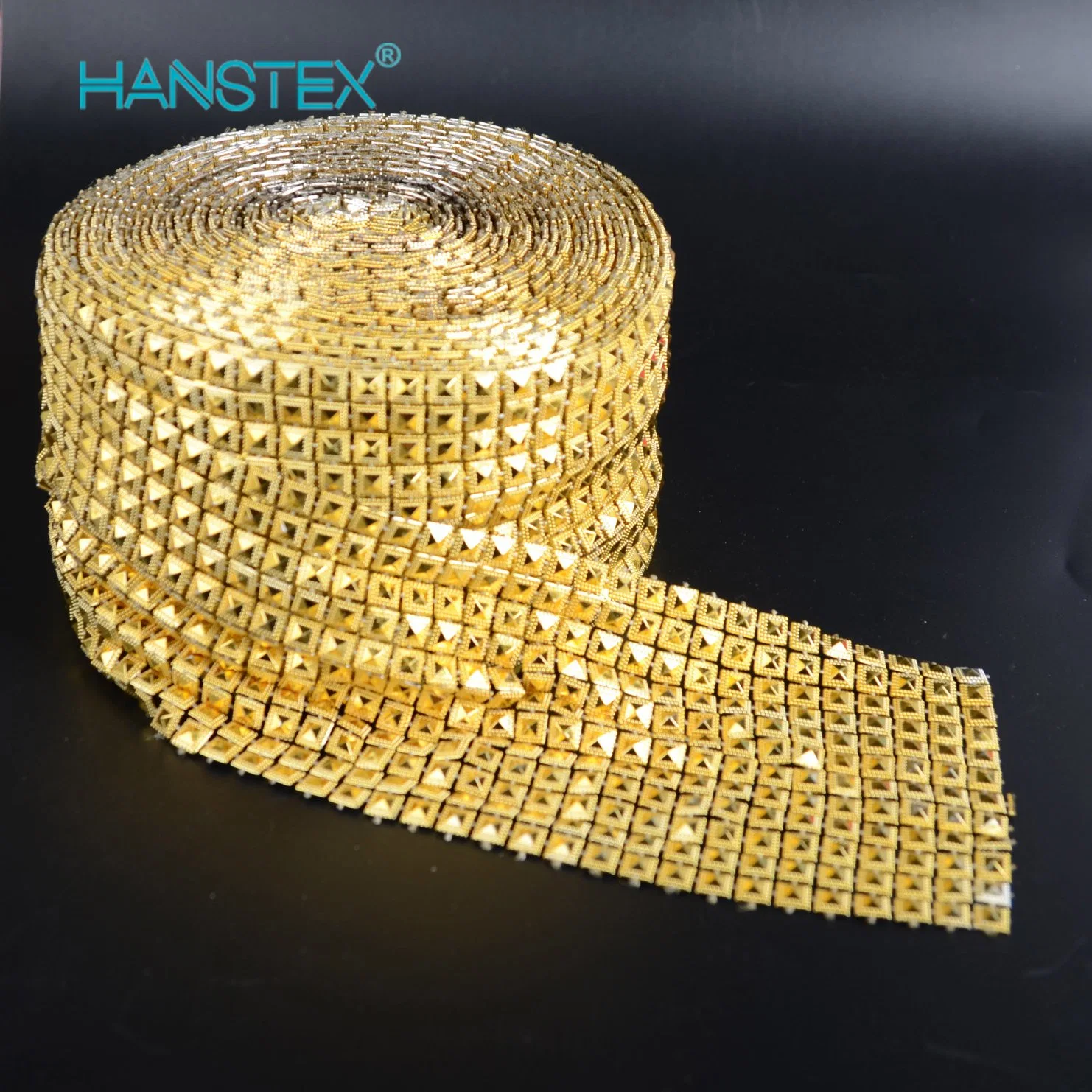 Nouveau design de gros fabricants de Hans Rhinestone Crystal Mesh