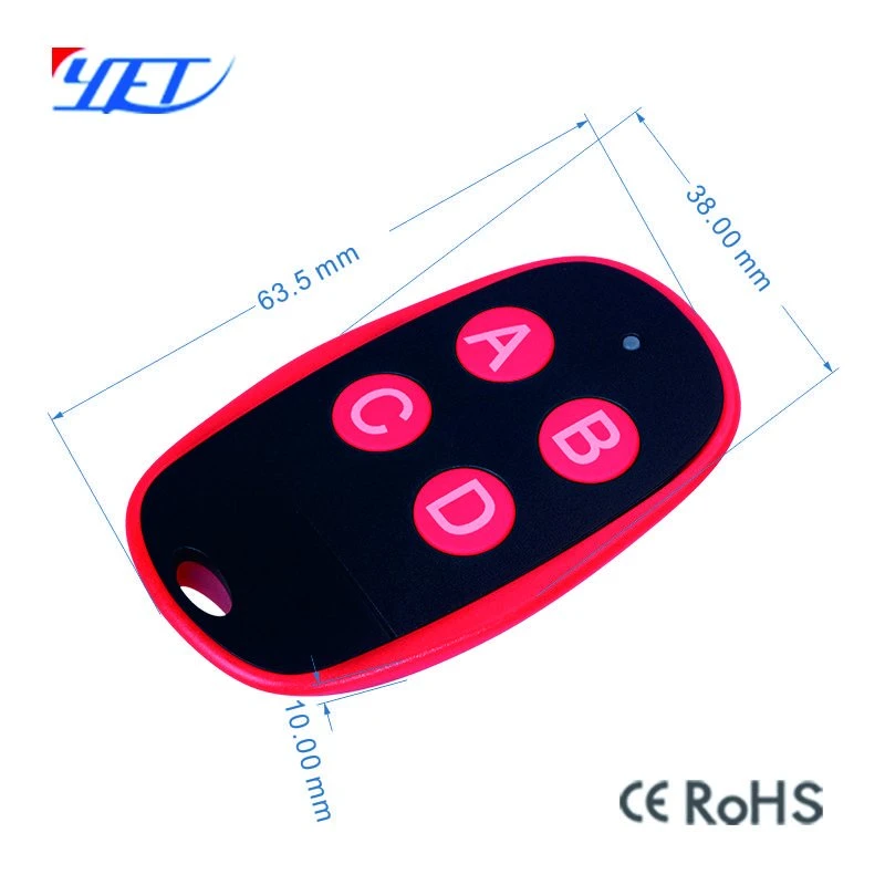 Best Price 433MHz Wireless RF Colorful Type Remote Control for Garage Door Yet2114