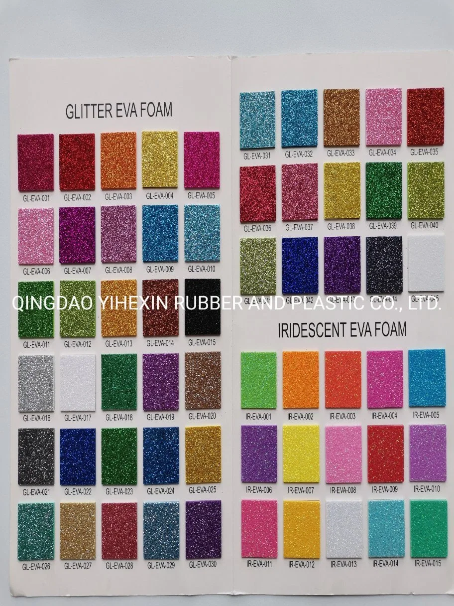 Wholesale/Supplier Glitter EVA Foam Sheet Craft Adhesive Glitter Foam