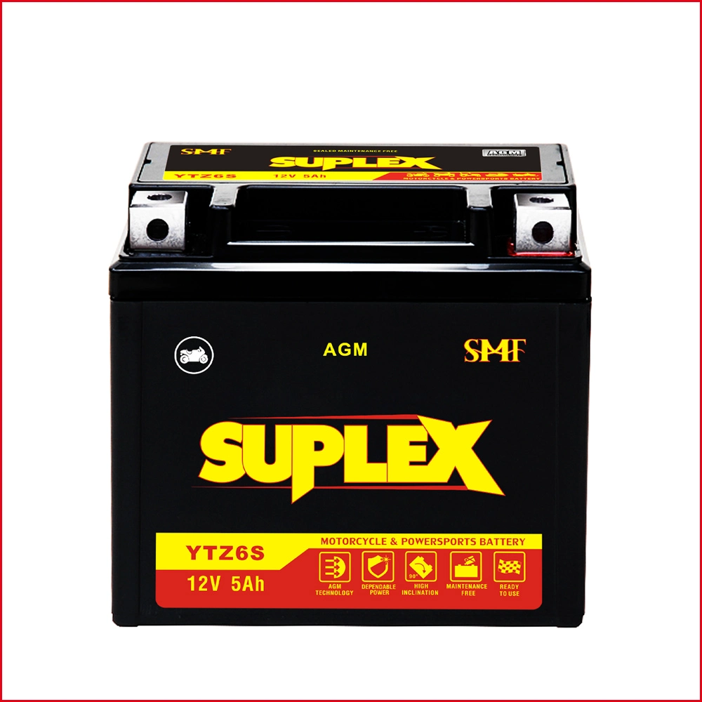 Suplex Ytz6s AGM SMF Motorcycle Battery Suits ATV Motorcycle Scooter Engine