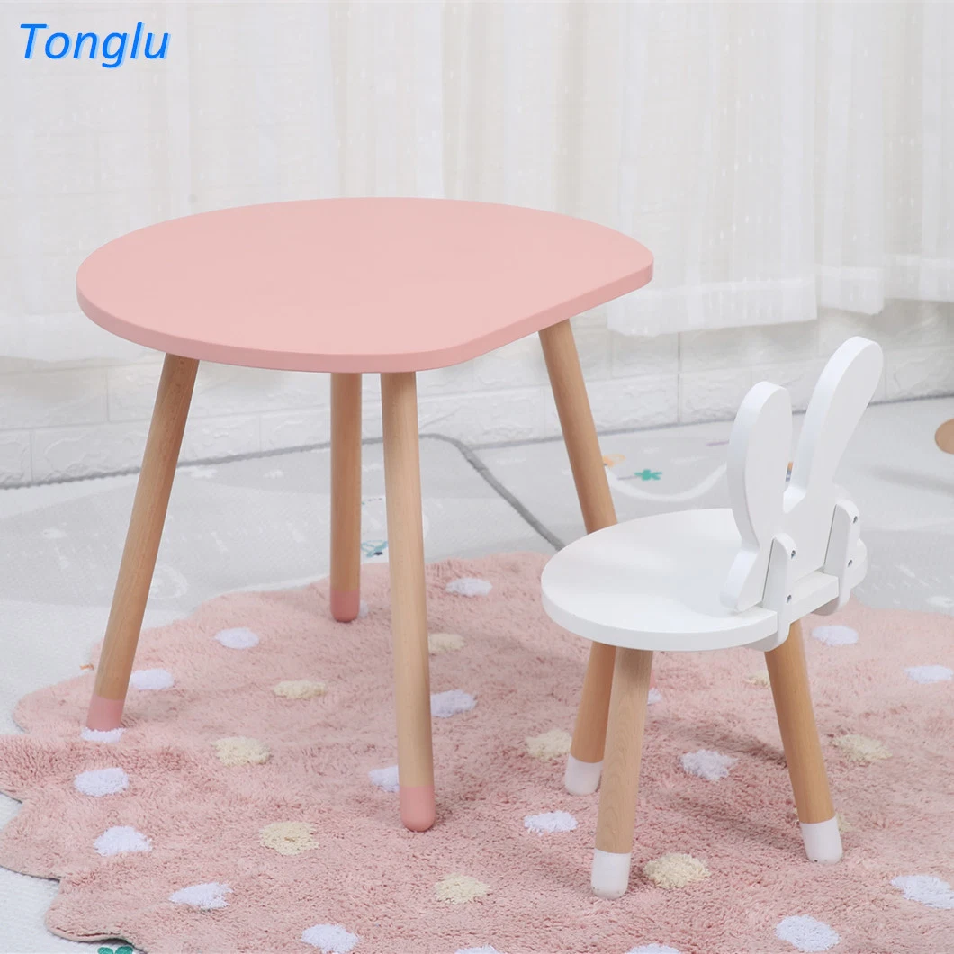 Wooden Table and Chair for Kids Children Homework Writing Table Set