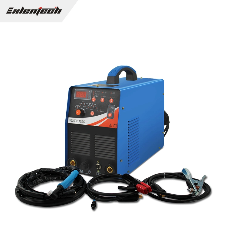 TIG200 Pulse Stainless Steel Aluminum TIG Welders AC DC TIG Welding with Arc Welding Argon Arc Welding Machine