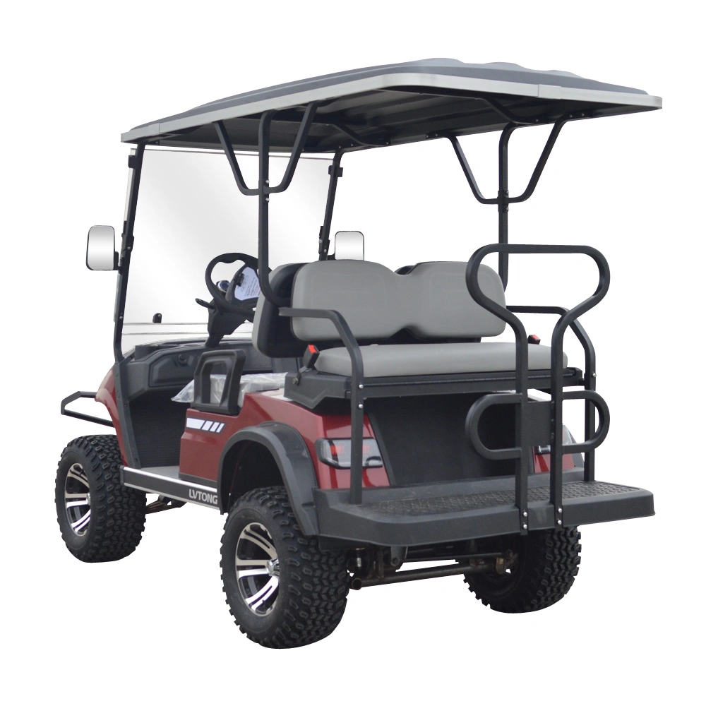 Fábrica Alta calidad duradera 4 vidéteres eléctrico Golf Buggy (LT-A827,2+2G)