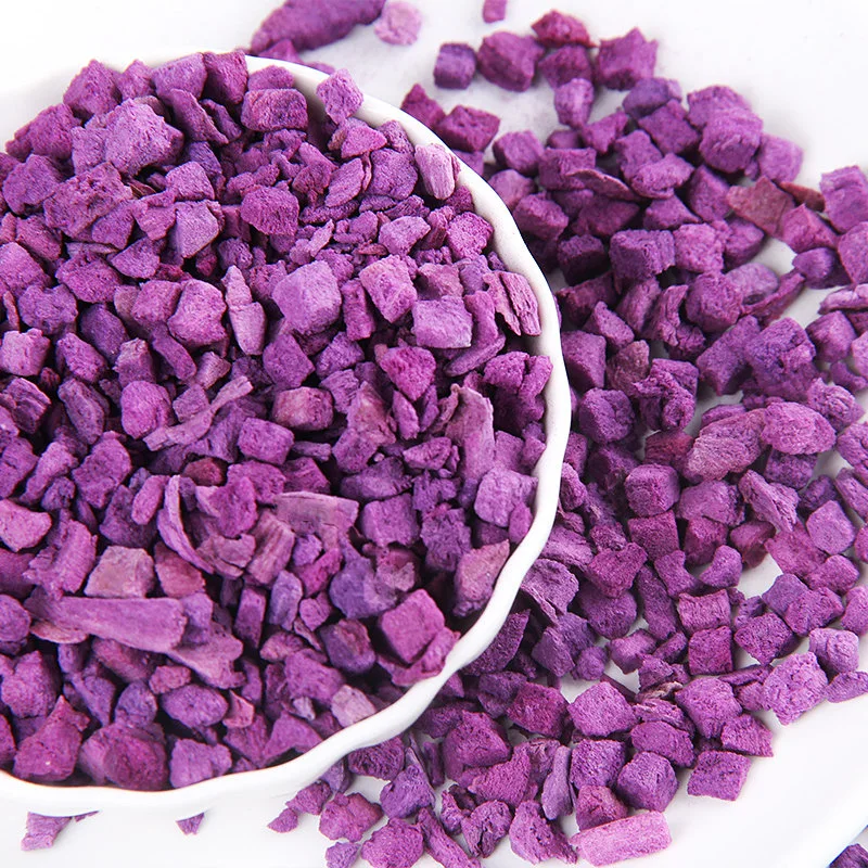 Freeze Dried Vegetables Purple Sweet Potato Dice