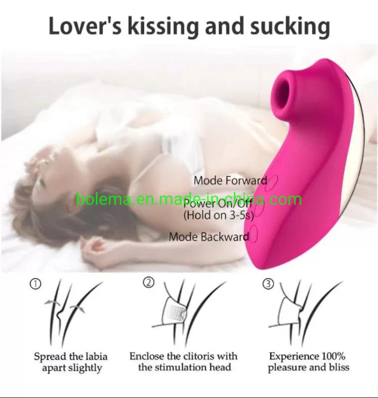 Las velocidades de varios Clitoral Sucker Vibrador de silicona médica de Sucker clítoris