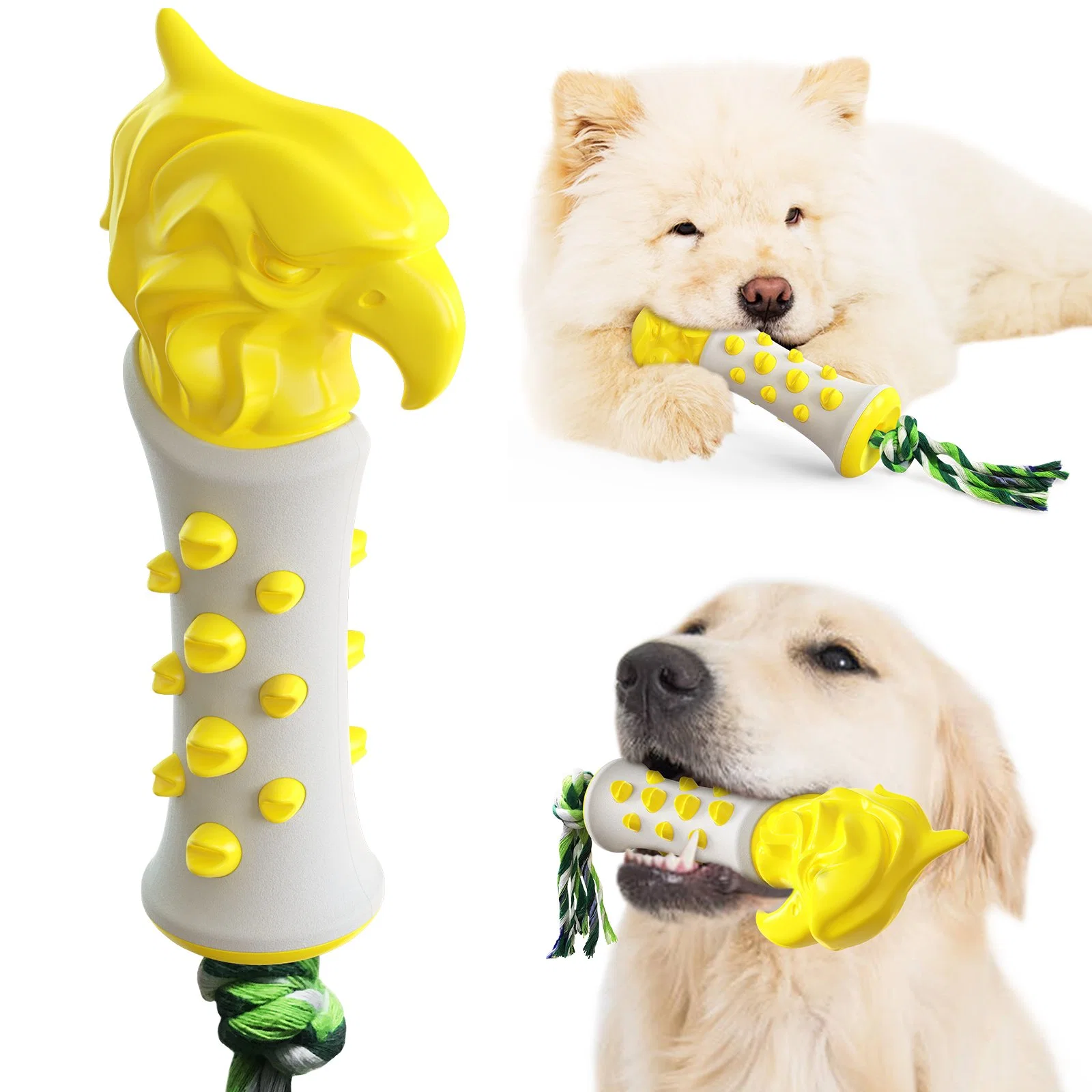 Mace Shaped Dog Chew Toy Clean Teeth Pet Product Dog Molar Stick